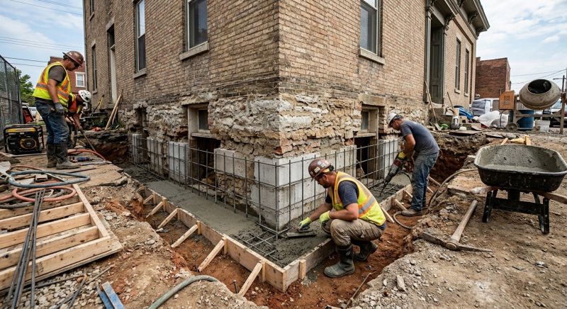 Structural Underpinning in Collingswood, NJ