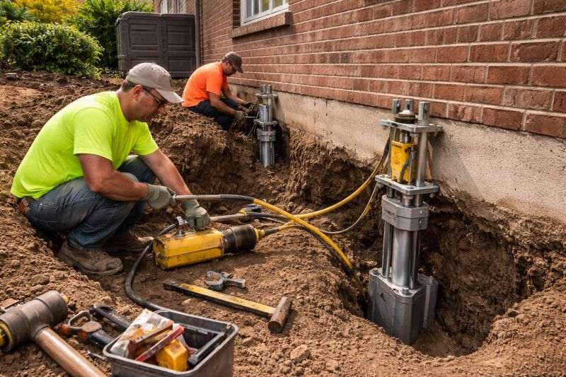 Settling Foundation Service in Wynnewood, PA